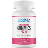 CbdMD - Broad Spectrum - CBD PM Sleep Gummies - Raspberry - 750MG - 60ct