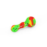 DankGeek - Ritual - 4'' - Silicone Spoon Pipe - Rasta