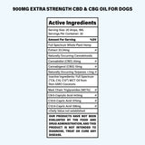 Bailey's - Extra Strength - 2:1 CBD & CBG - Oil For Dogs