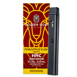 Golden Goat - HHC Vape Device - 2000mg - Rechargeable-Disposable - Pineapple Kush