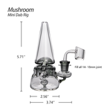 Waxmaid - 5.71‘’ - Mushroom - Mini Dab Rig