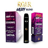 Roar Galaxy Blend - THC-X - Disposable Vape 2500MG - Blueberry Pancake & Cream - Sativa