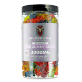 Golden Goat - Platinum CBD Gummies - 3000mg - Clear Bears