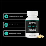 cbdMD - CBD Softgel Capsules - (3000MG - 6000MG)