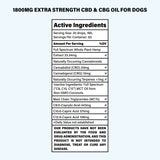 Bailey's - Extra Strength - 2:1 CBD & CBG - Oil For Dogs