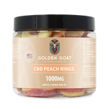 Golden Goat - CBD Gummies - 1000MG - Peach Rings