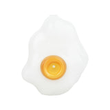 getmawls - Sunny Side Up Egg - Glass Hand Pipe - 3.75"