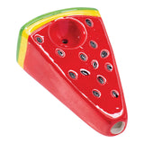 Wacky Bowlz - Watermelon Slice - Ceramic Pipe - 3.75"