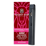 Golden Goat - HHC Vape Device - 2000mg - Rechargeable-Disposable - Wedding Cake