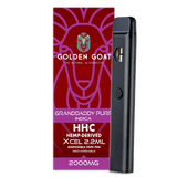 Golden Goat - HHC Vape Device - 2000mg - Rechargeable-Disposable - Grand Daddy Purp