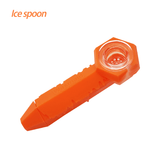 Waxmaid - 4.3″ - Freezable - Silicone - Ice Spoon Pipe