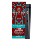 Golden Goat - HHC Vape Device - 2000mg - Rechargeable-Disposable - Train Wreck