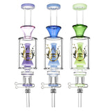 Pulsar - Beaker Perc - Vapor Vessel - 2.0 - w - Quartz Tip - 8.5" - 14mm F