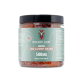 Golden Goat - CBD Vegan Gummies - 500MG - Clear Bears