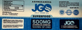 JGO - CBD-Ashwagandha Tincture - 500:500 mg