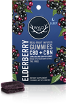 WYLD CBD - Real Fruit Infused - CBD + CBN Sleep - Elderberry Gummies