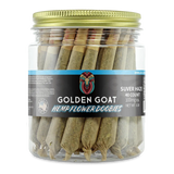 Golden Goat - CBD Hemp Flower Doobies - Suver Haze - 40ct