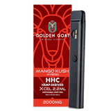 Golden Goat - HHC Vape Device - 2000mg - Rechargeable-Disposable - Mango Kush