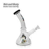 Waxmaid - 7.28″ - Rick and Morty Beaker - Glass Dab Rig