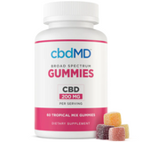 CbdMD - Broad Spectrum - CBD PM Sleep Gummies - Raspberry - 750MG - 60ct