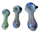 2.5” - Multi Frit Design - Glass Tobacco - Dry Herb - Hand Pipe - 1 Pc