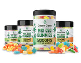 Green Gene - High Potency - CBD Mix Gummies - 625MG - 5000MG