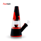 Waxmaid - 7.87" - Fountain - Silicone Glass - Water Pipe