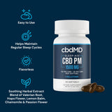 CbdMD - CBD Sleep Softgels - 1500MG - (Broad or Full Spectrum)