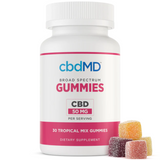 CbdMD - Broad Spectrum - CBD PM Sleep Gummies - Raspberry - 750MG - 60ct