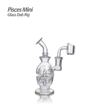 Waxmaid - 5.27" - Pisces - Mini Glass Dab Rig