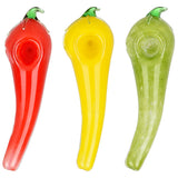 DankGeek - Spice Of Life - Chili Pepper - Glass Pipe - 4.75" - Colors Vary